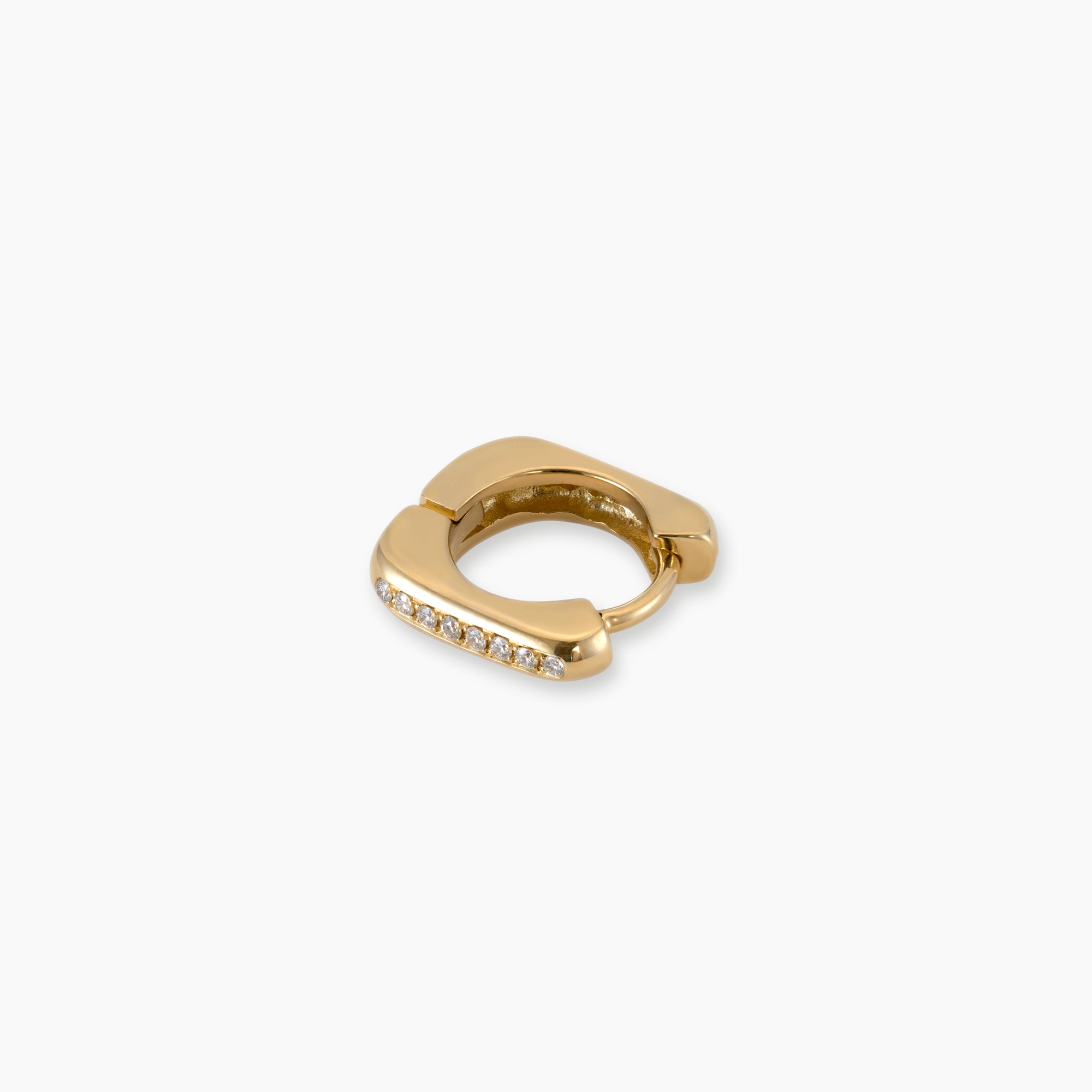 受注】Square diamond pierce – 1117